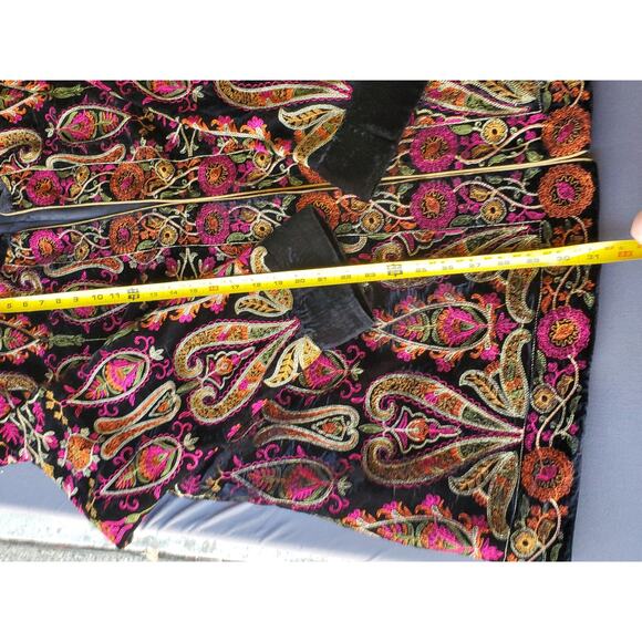 Absolutely WILD Soft Surroundings bohemian 2x Velvet & Brocade Jacket. 2x. New. - Picture 7 of 7